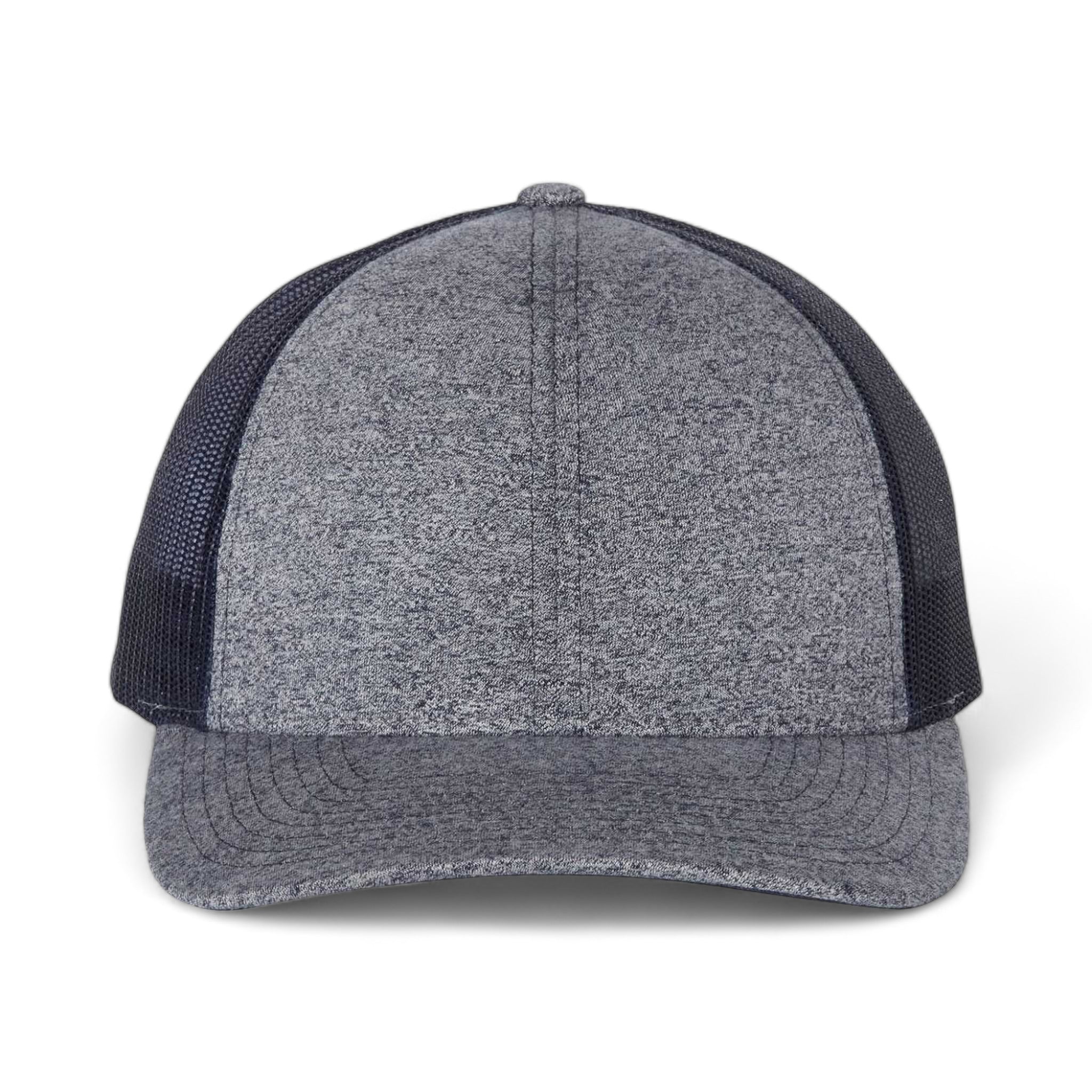 Front view of Richardson 115CH custom hat in navy heather and navy