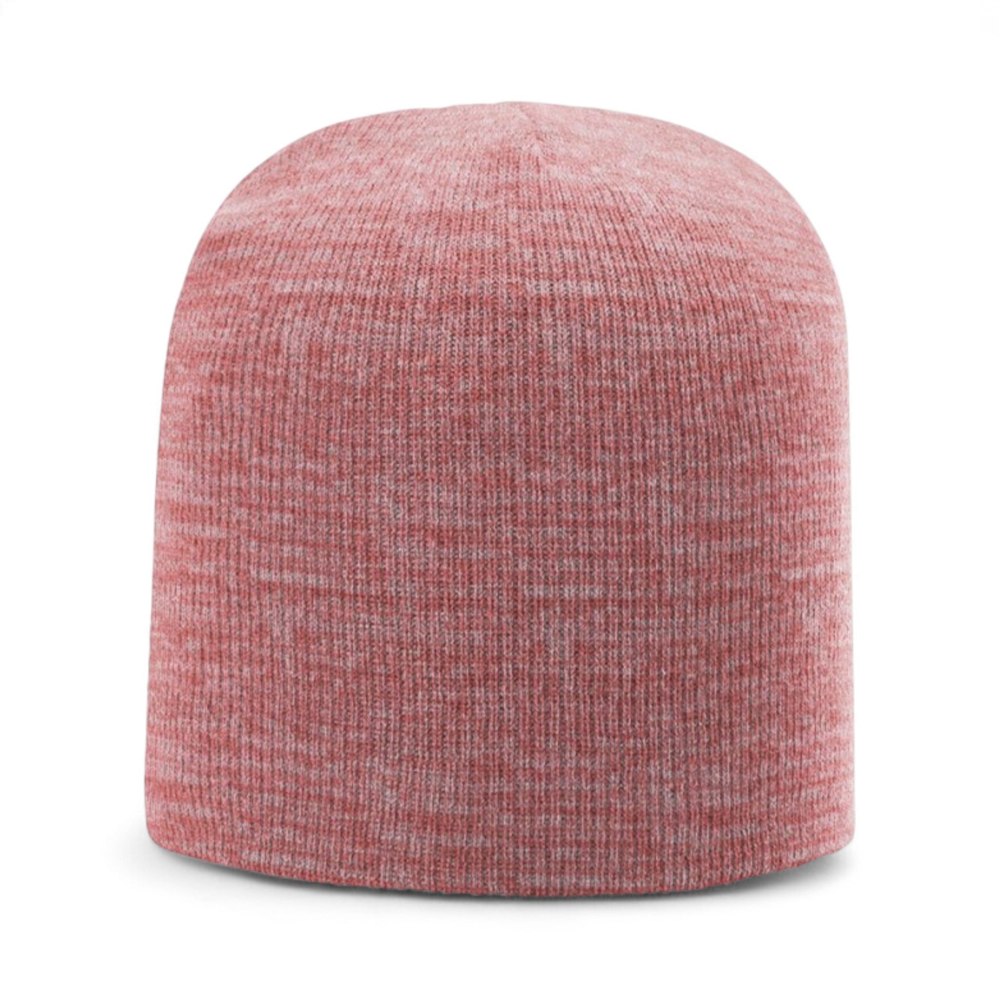 Front view of Richardson 130 custom hat in pink, grey and light pink