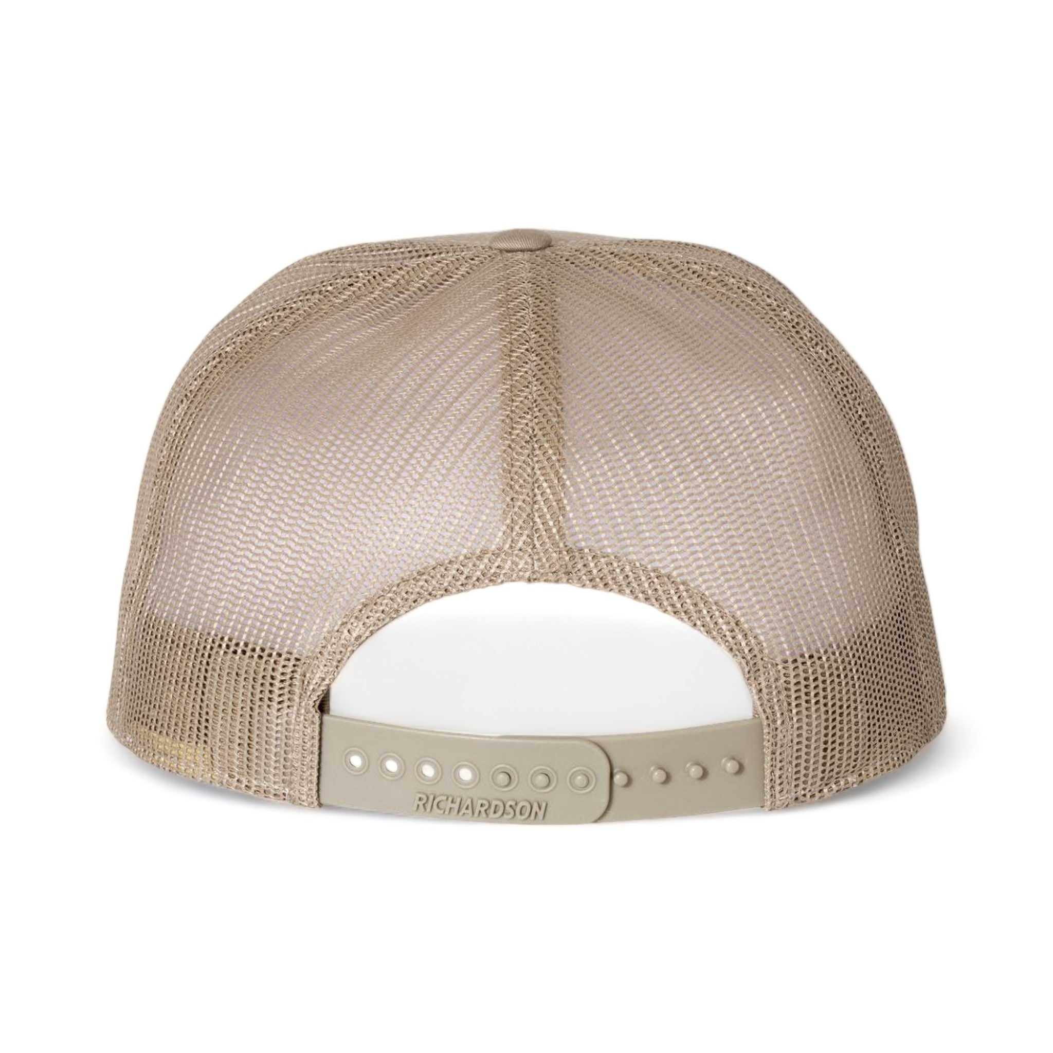 Back view of Richardson 168 custom hat in brown and khaki