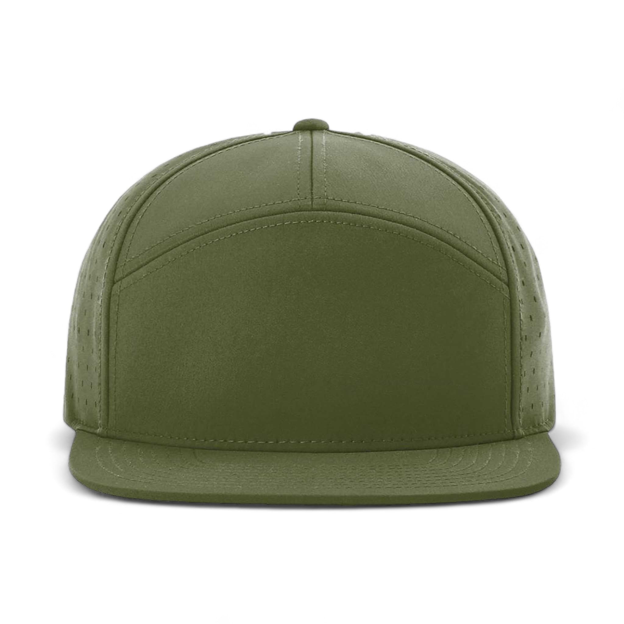 Front view of Richardson 169 custom hat in moss