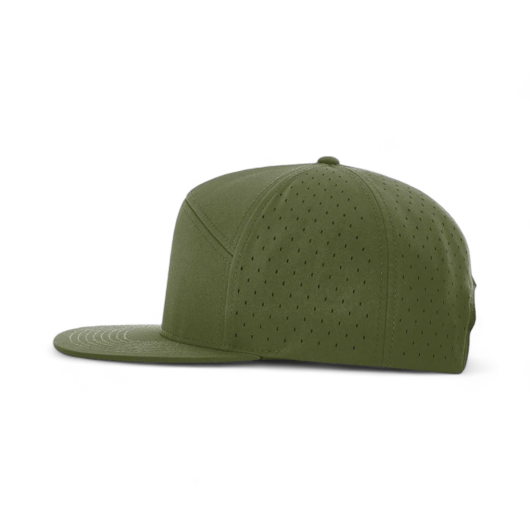 Side view of Richardson 169 custom hat in moss