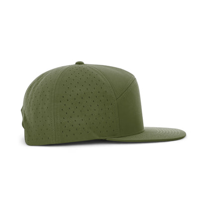 Right side view of Richardson 169 custom hat in moss