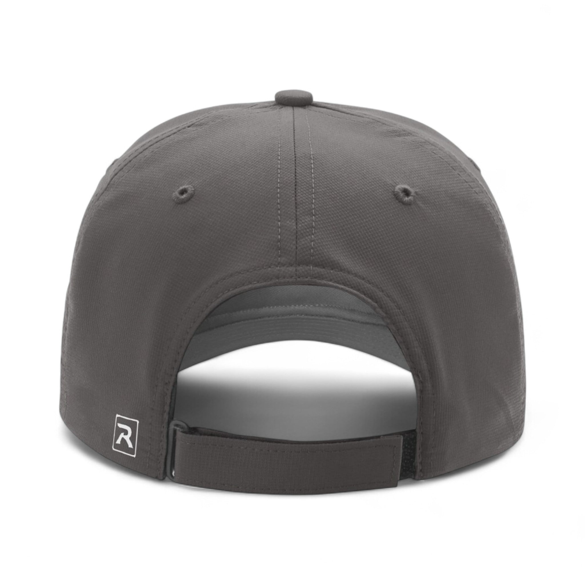 Back view of Richardson 220 custom hat in charcoal