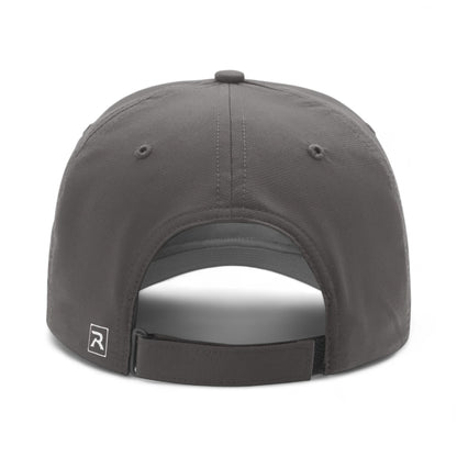 Back view of Richardson 220 custom hat in charcoal