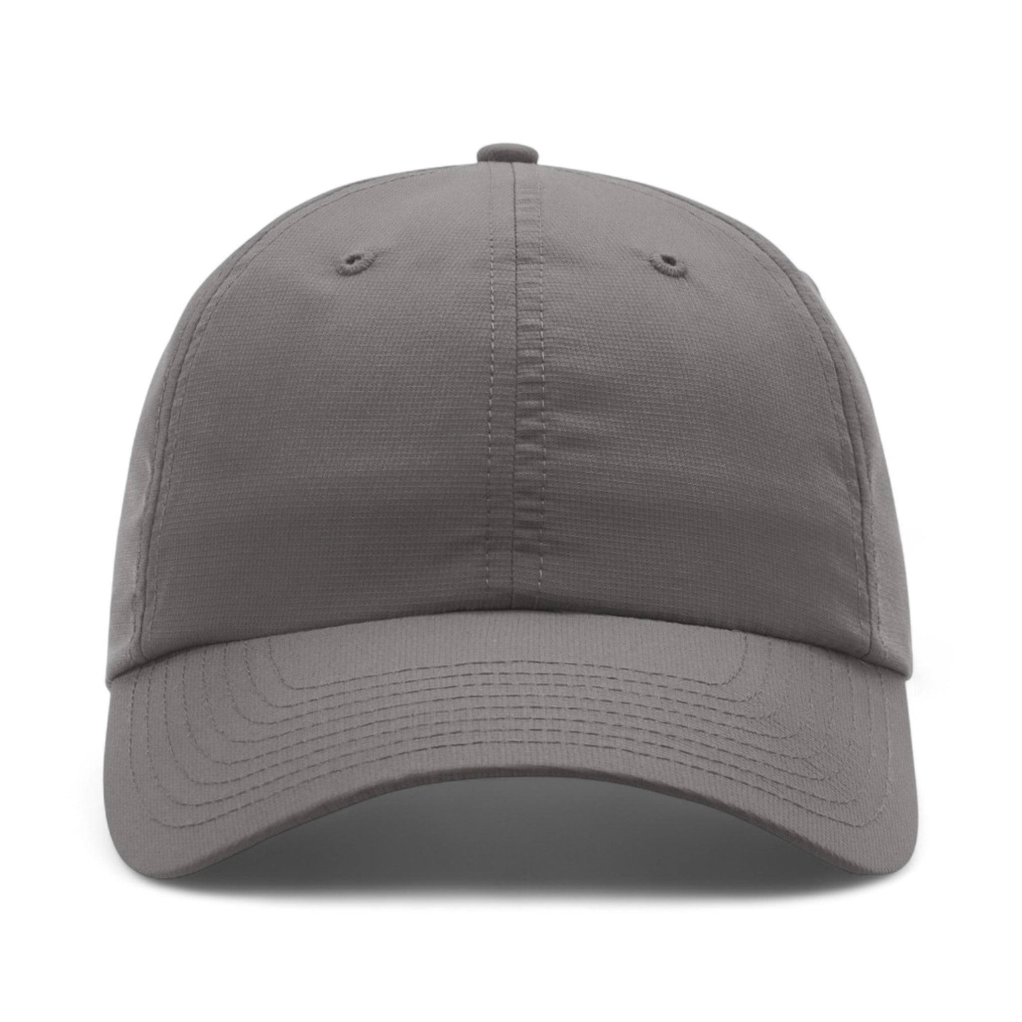 Front view of Richardson 220 custom hat in charcoal
