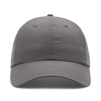 Front view of Richardson 220 custom hat in charcoal