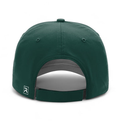 Back view of Richardson 220 custom hat in dark green
