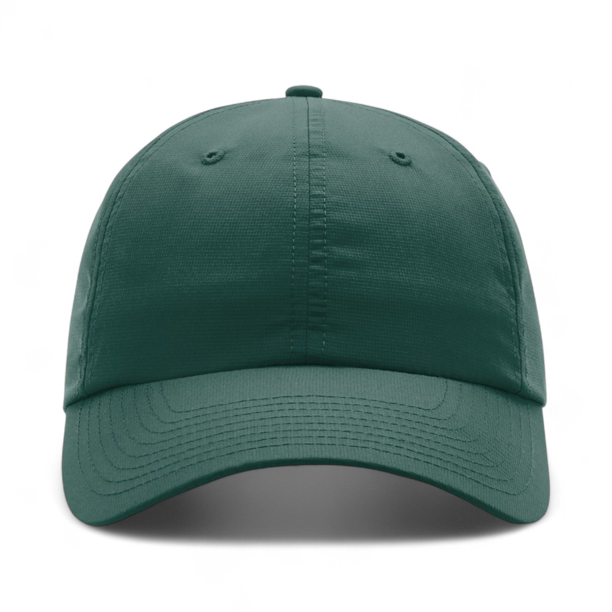 Front view of Richardson 220 custom hat in dark green