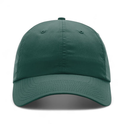 Front view of Richardson 220 custom hat in dark green