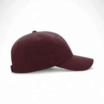 Right side view of Richardson 220 custom hat in maroon