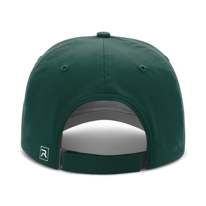 Back view of Richardson 225 custom hat in dark green