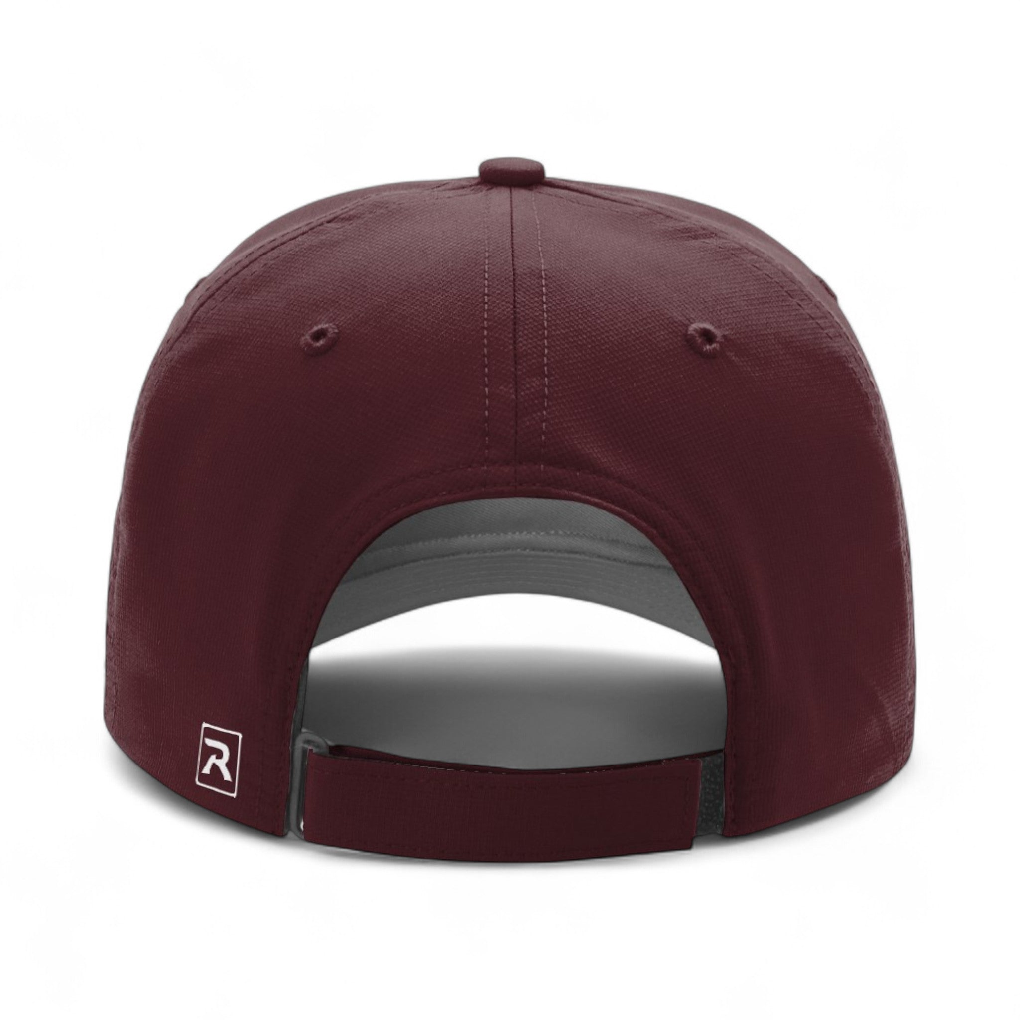 Back view of Richardson 225 custom hat in maroon