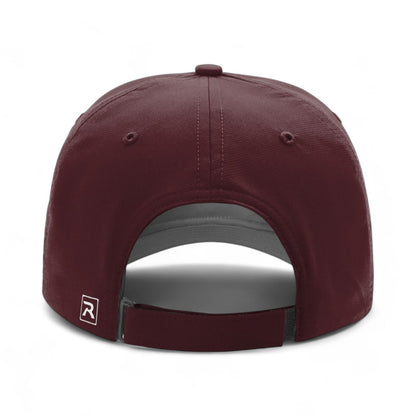 Back view of Richardson 225 custom hat in maroon