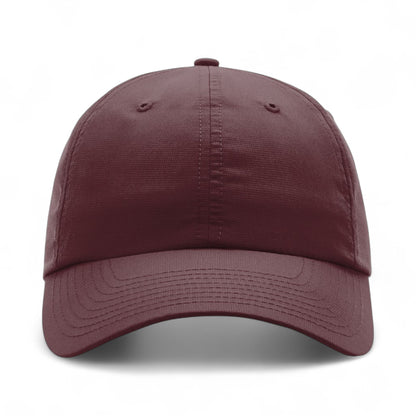 Front view of Richardson 225 custom hat in maroon