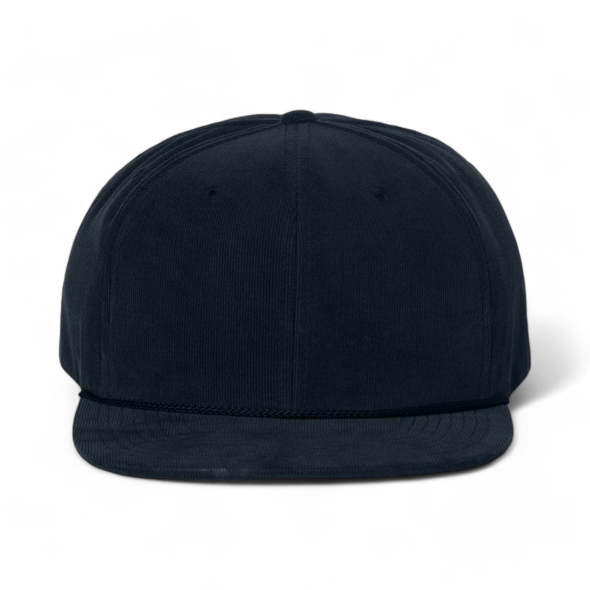 Front view of Richardson 253 custom hat in black