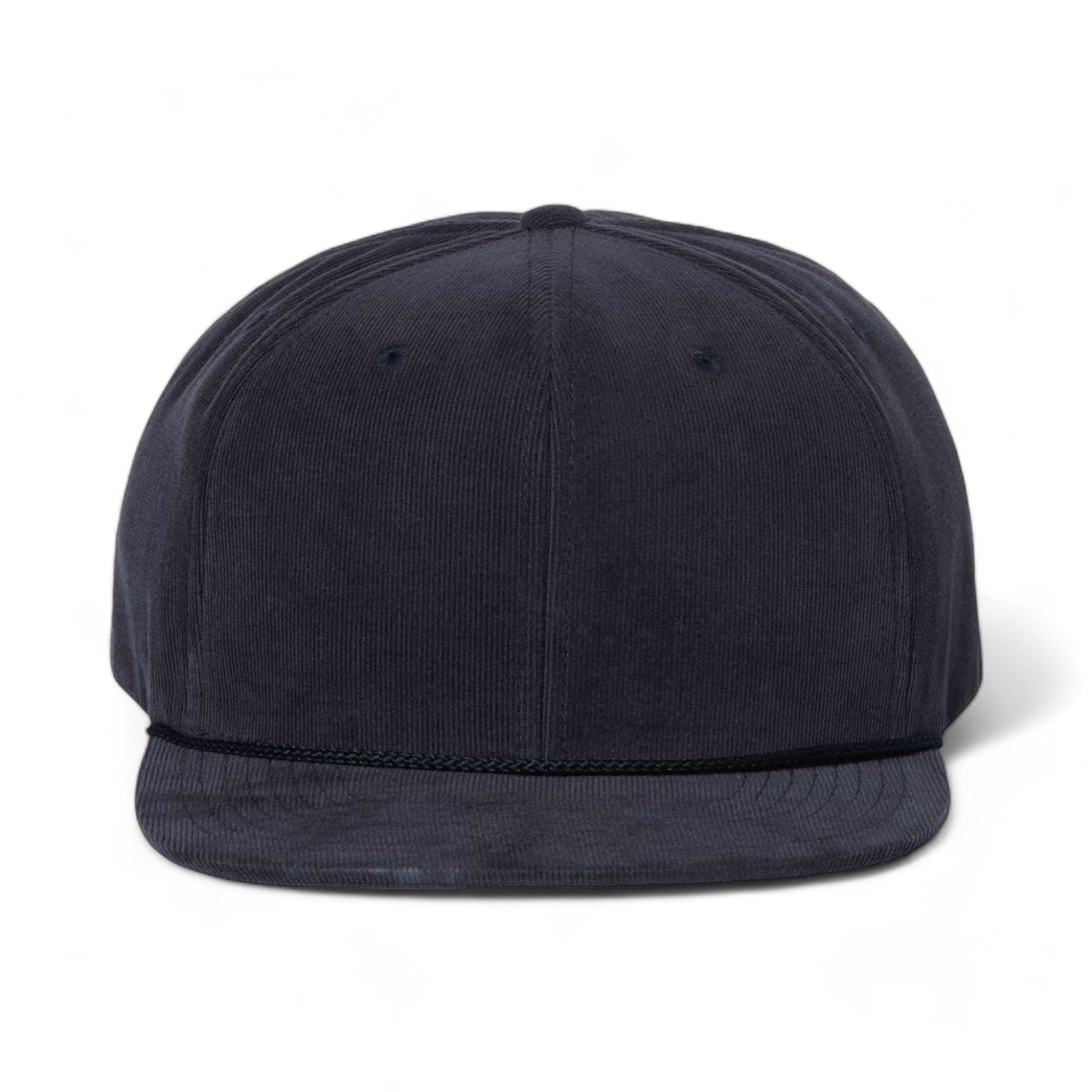 Front view of Richardson 253 custom hat in navy