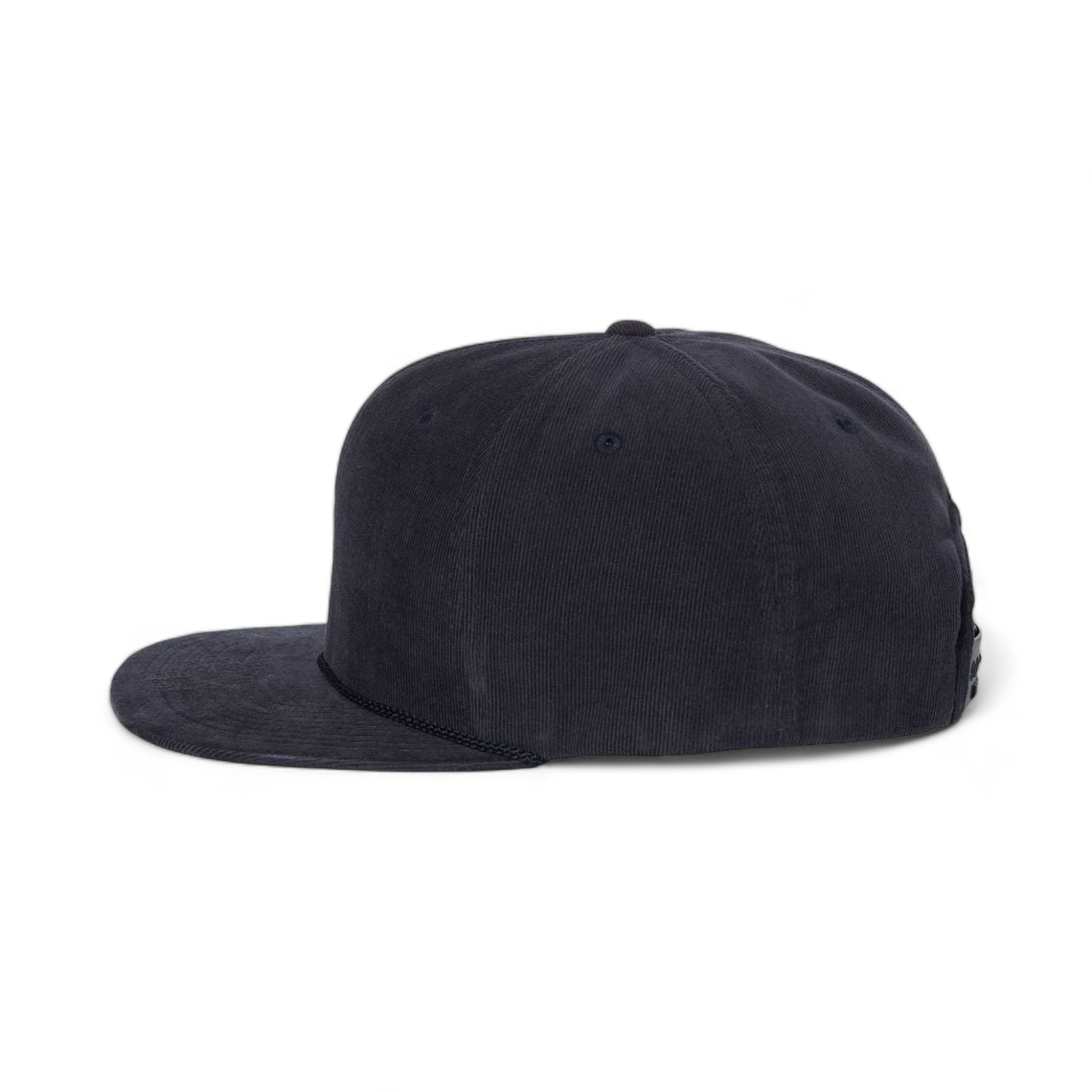 Side view of Richardson 253 custom hat in navy