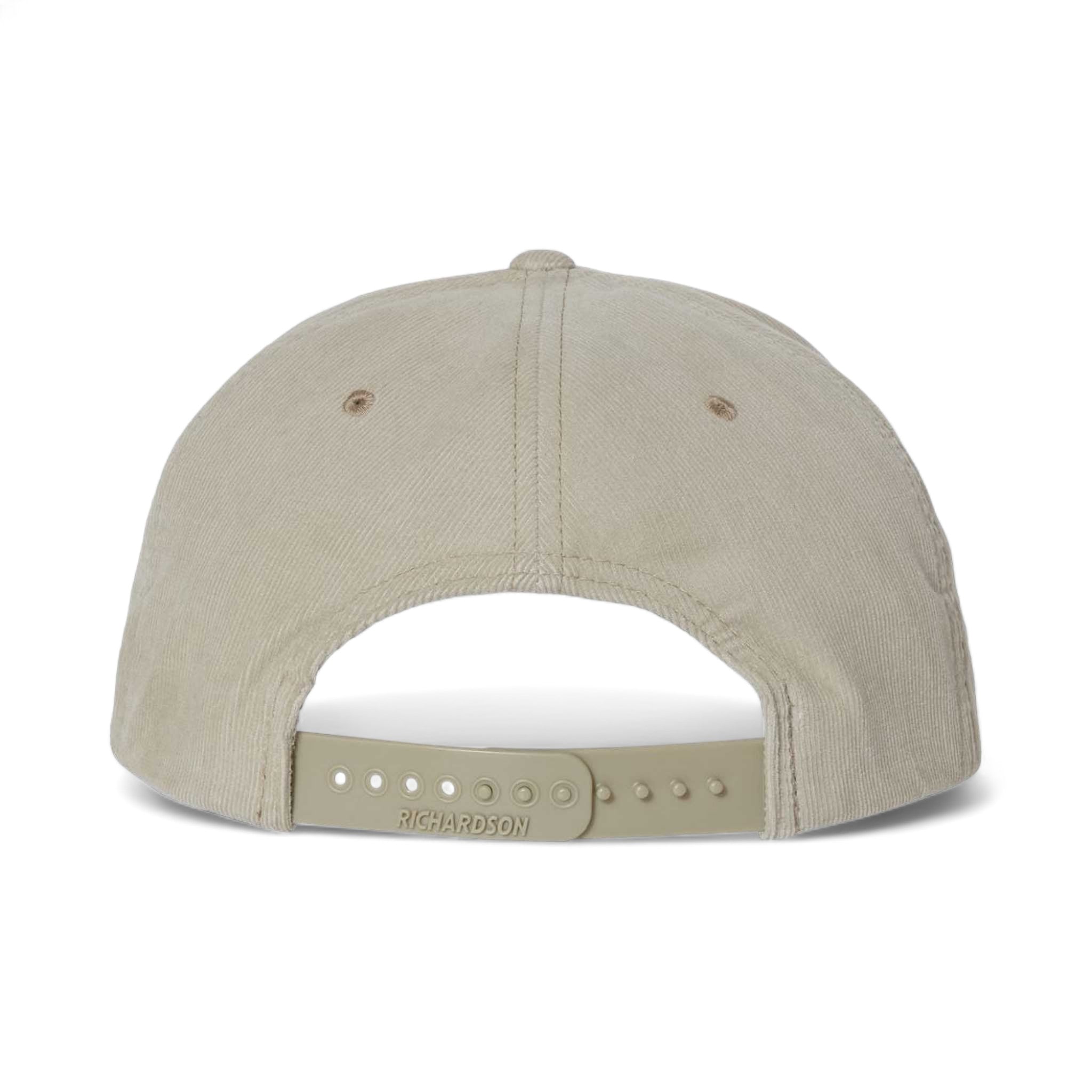 Back view of Richardson 253 custom hat in tan