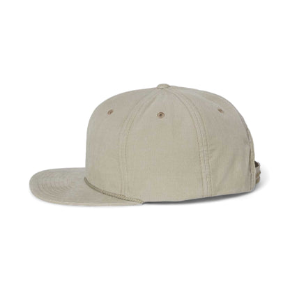 Side view of Richardson 253 custom hat in tan