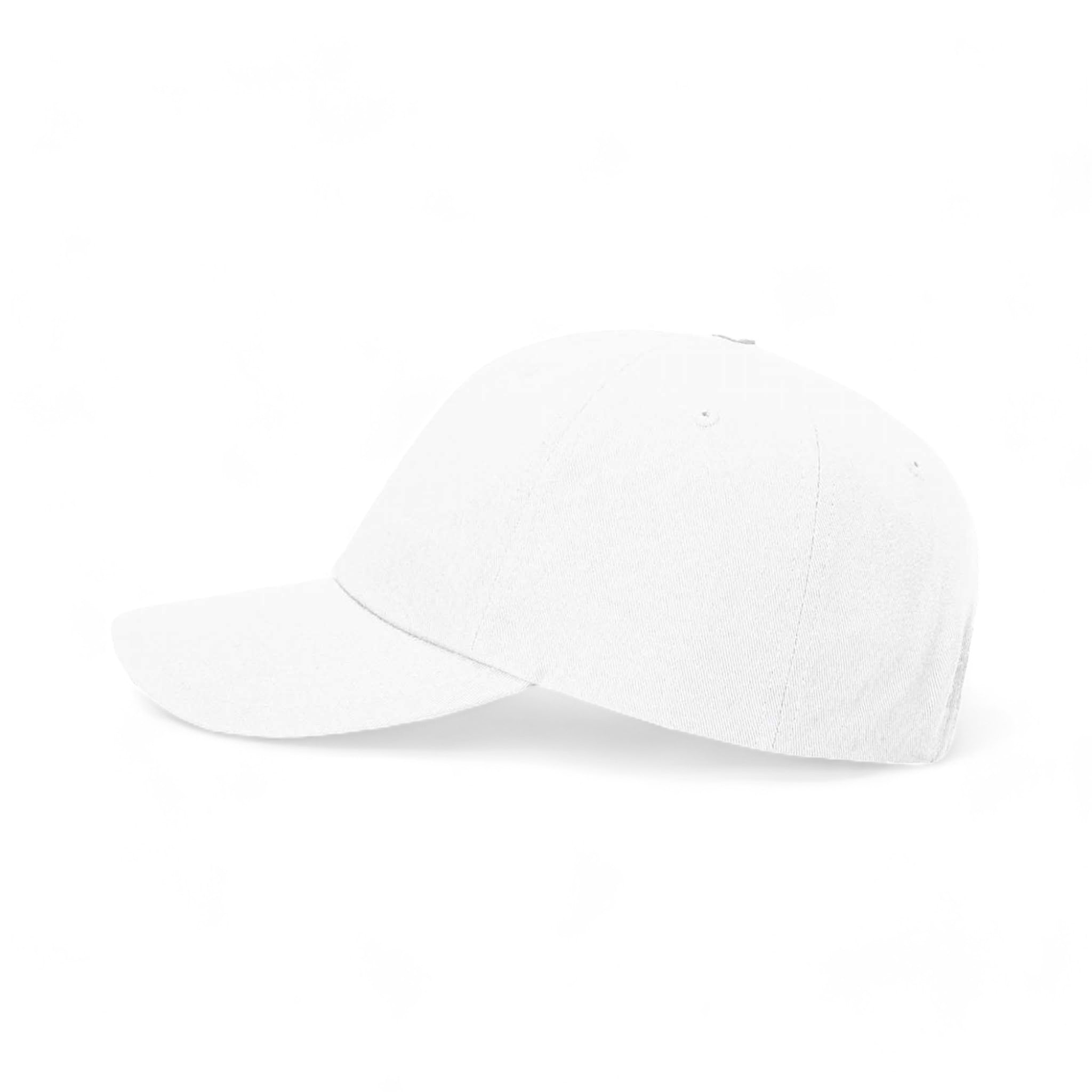 Side view of Richardson 254RE custom hat in white