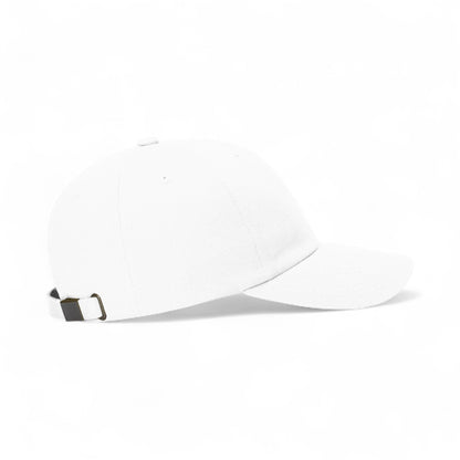 Right side view of Richardson 254RE custom hat in white