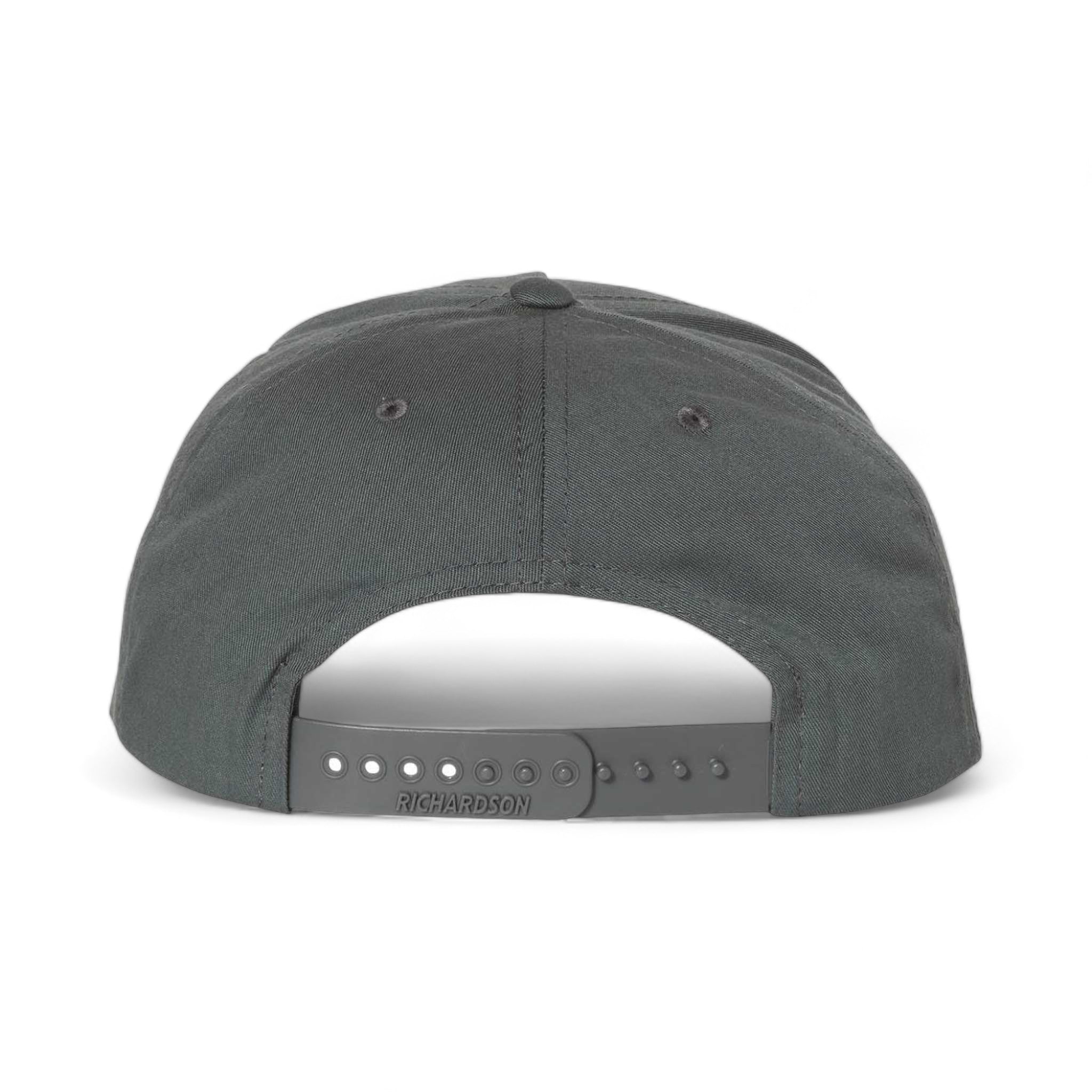 Back view of Richardson 255 custom hat in flint grey