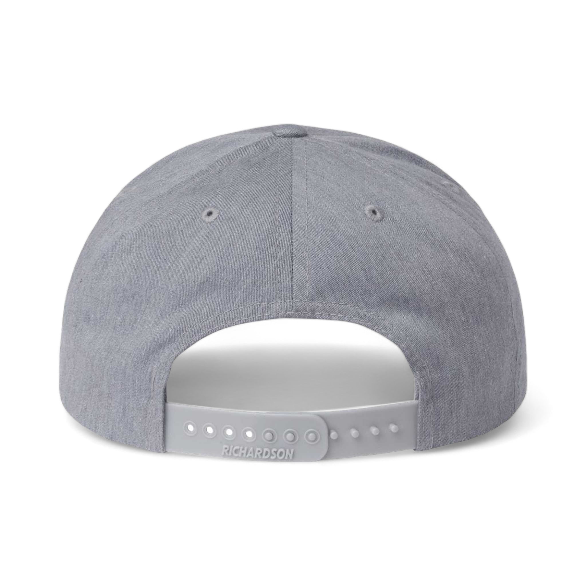 Back view of Richardson 255 custom hat in heather grey
