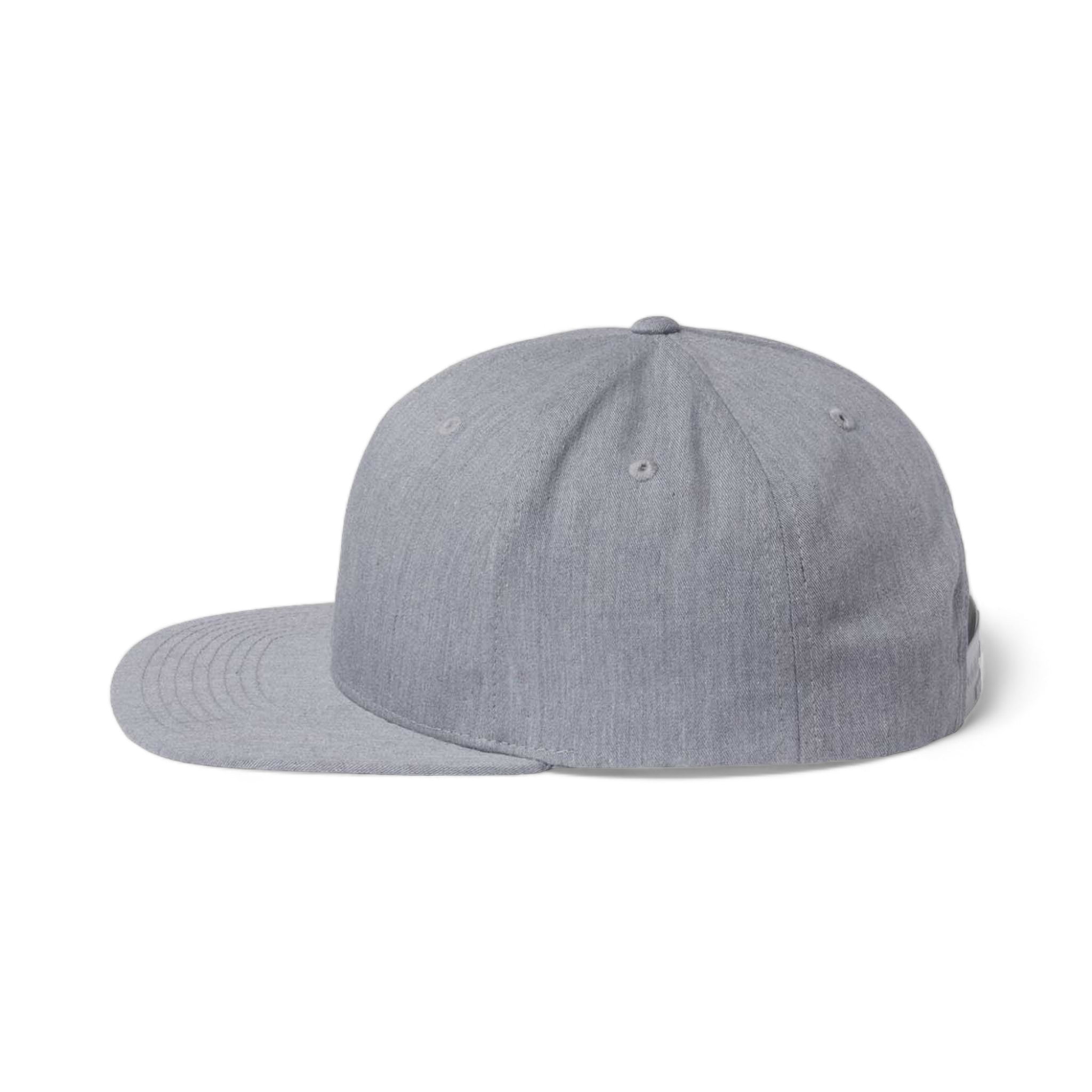 Side view of Richardson 255 custom hat in heather grey