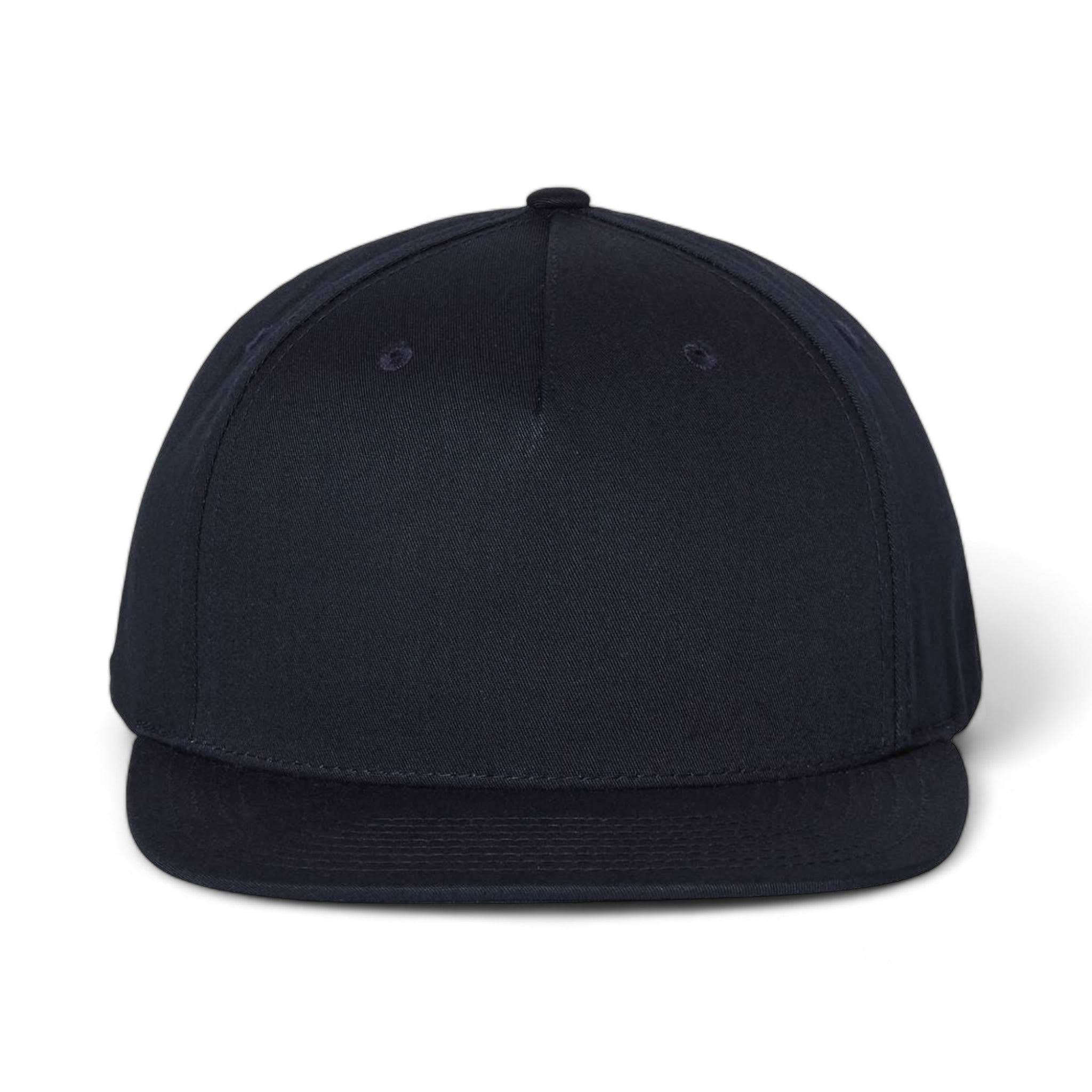 Front view of Richardson 255 custom hat in navy