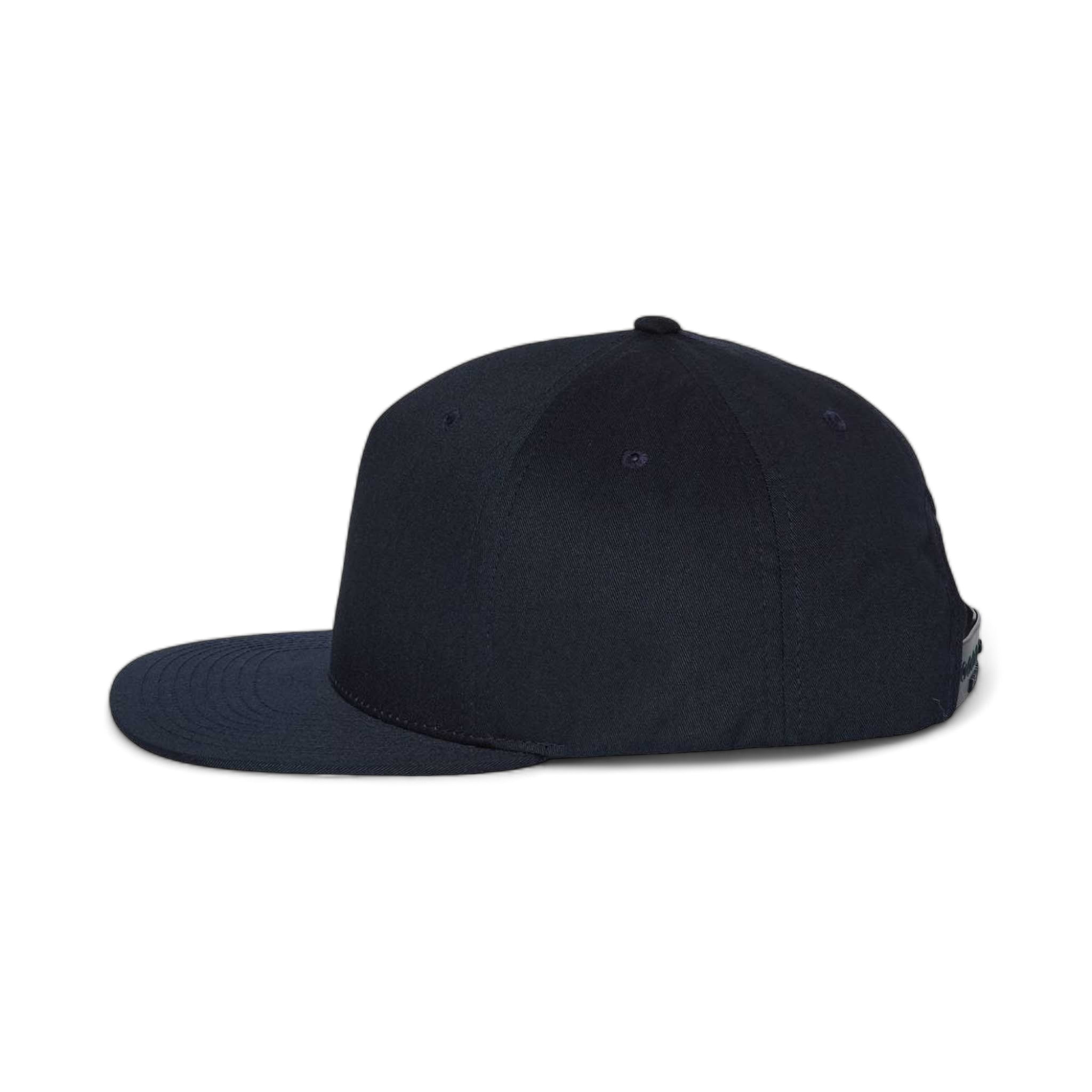 Side view of Richardson 255 custom hat in navy