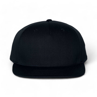 Front view of Richardson 255 custom hat in black