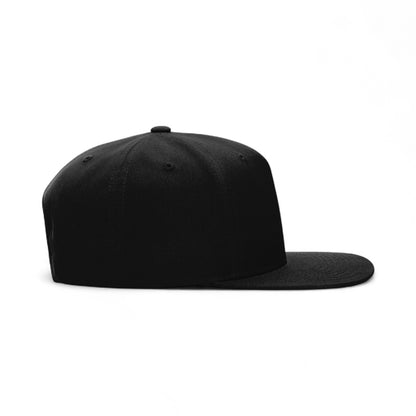 Right side view of Richardson 255 custom hat in black