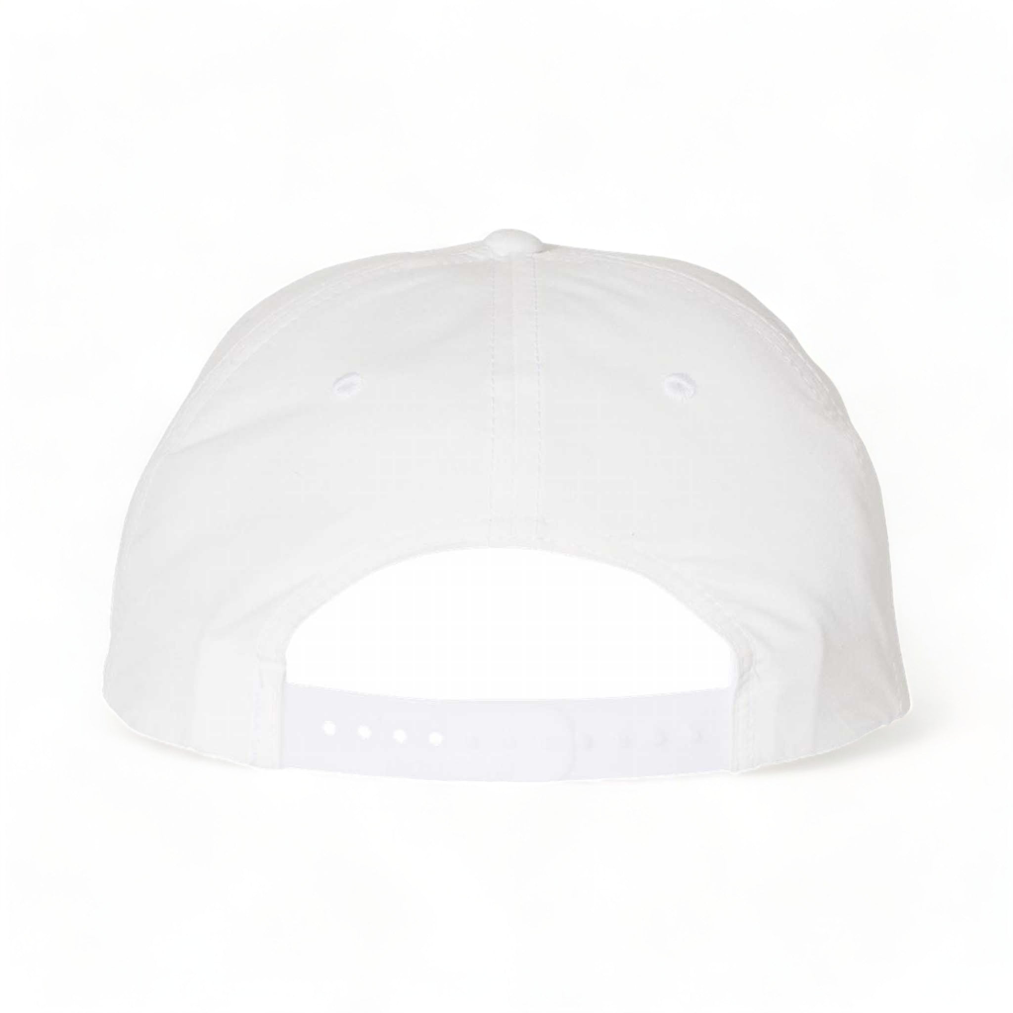 Back view of Richardson 256 custom hat in white and black