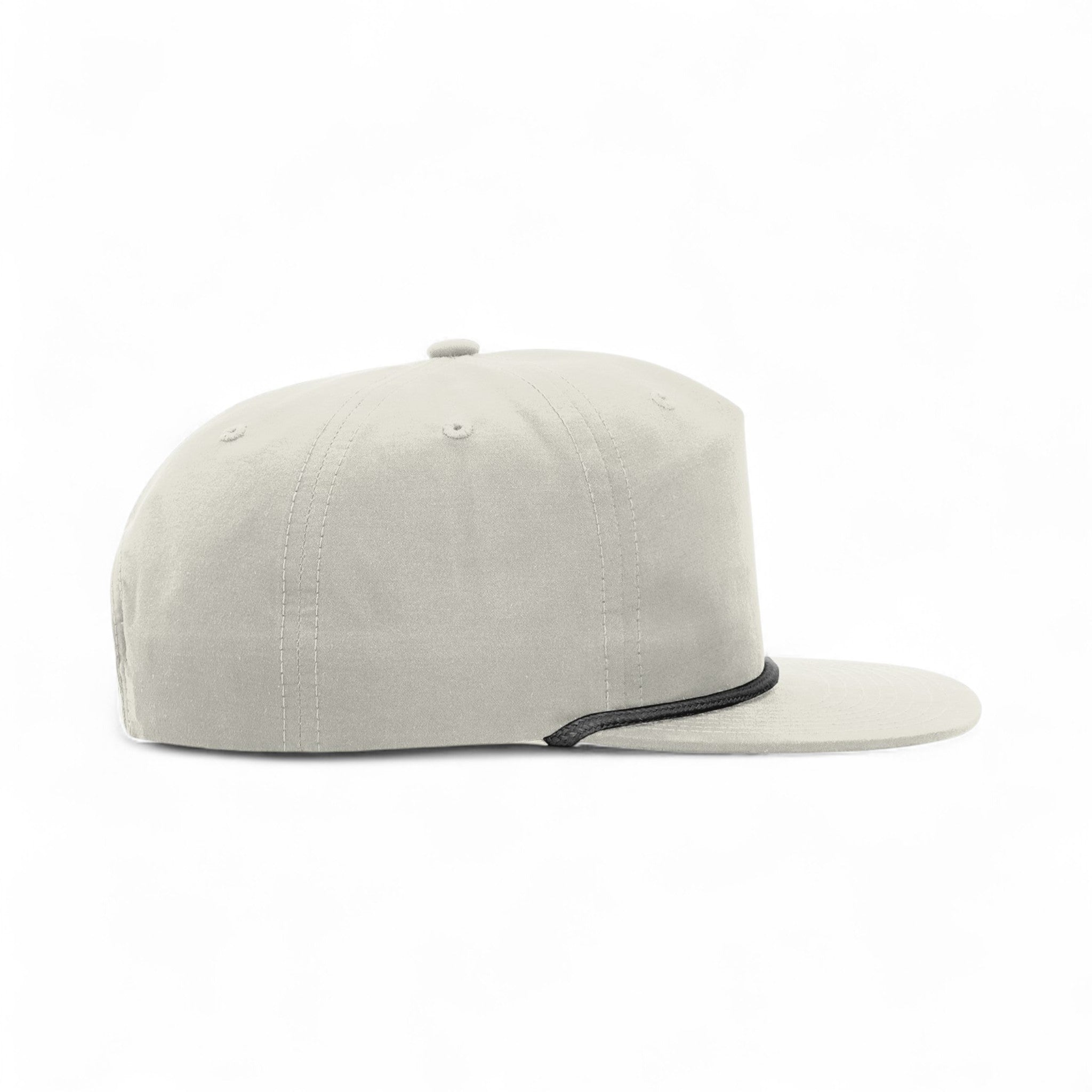 Right side view of Richardson 256 custom hat in birch and black