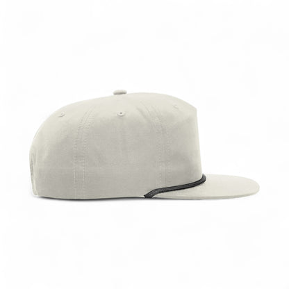 Right side view of Richardson 256 custom hat in birch and black