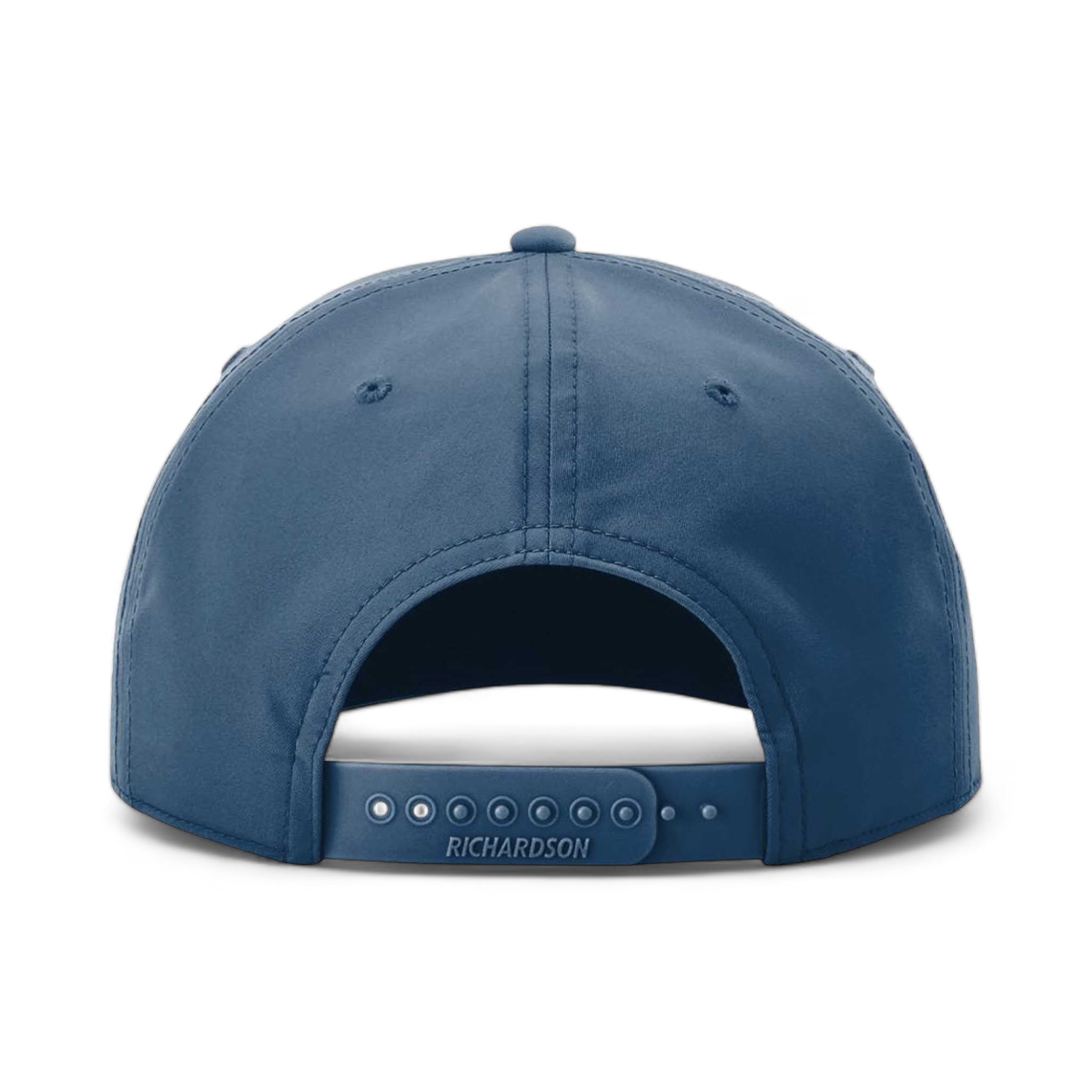 Back view of Richardson 258 custom hat in light blue and white