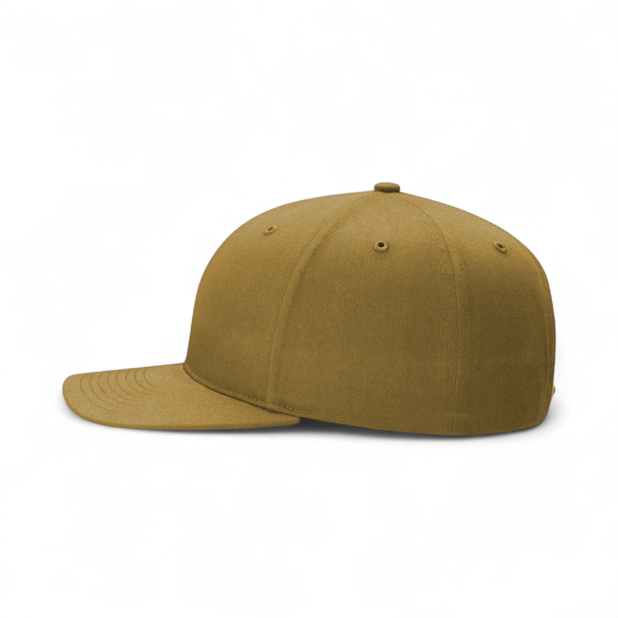 Left side view of Richardson 312 custom hat in amber gold