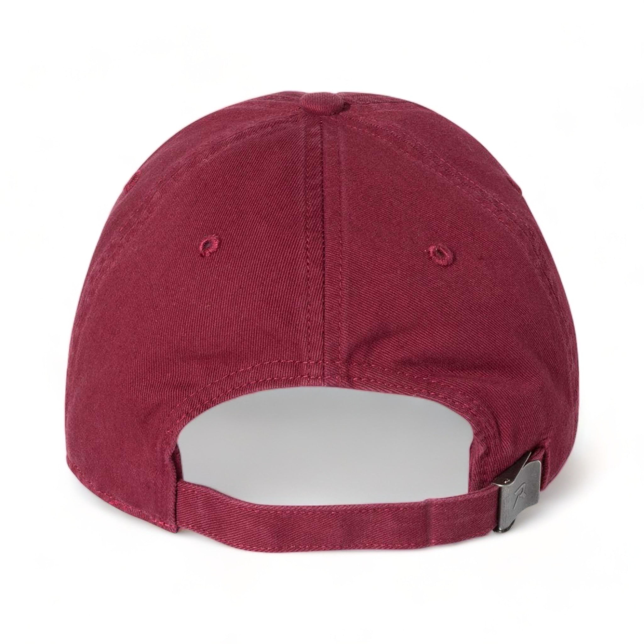 Back view of Richardson 320 custom hat in cardinal