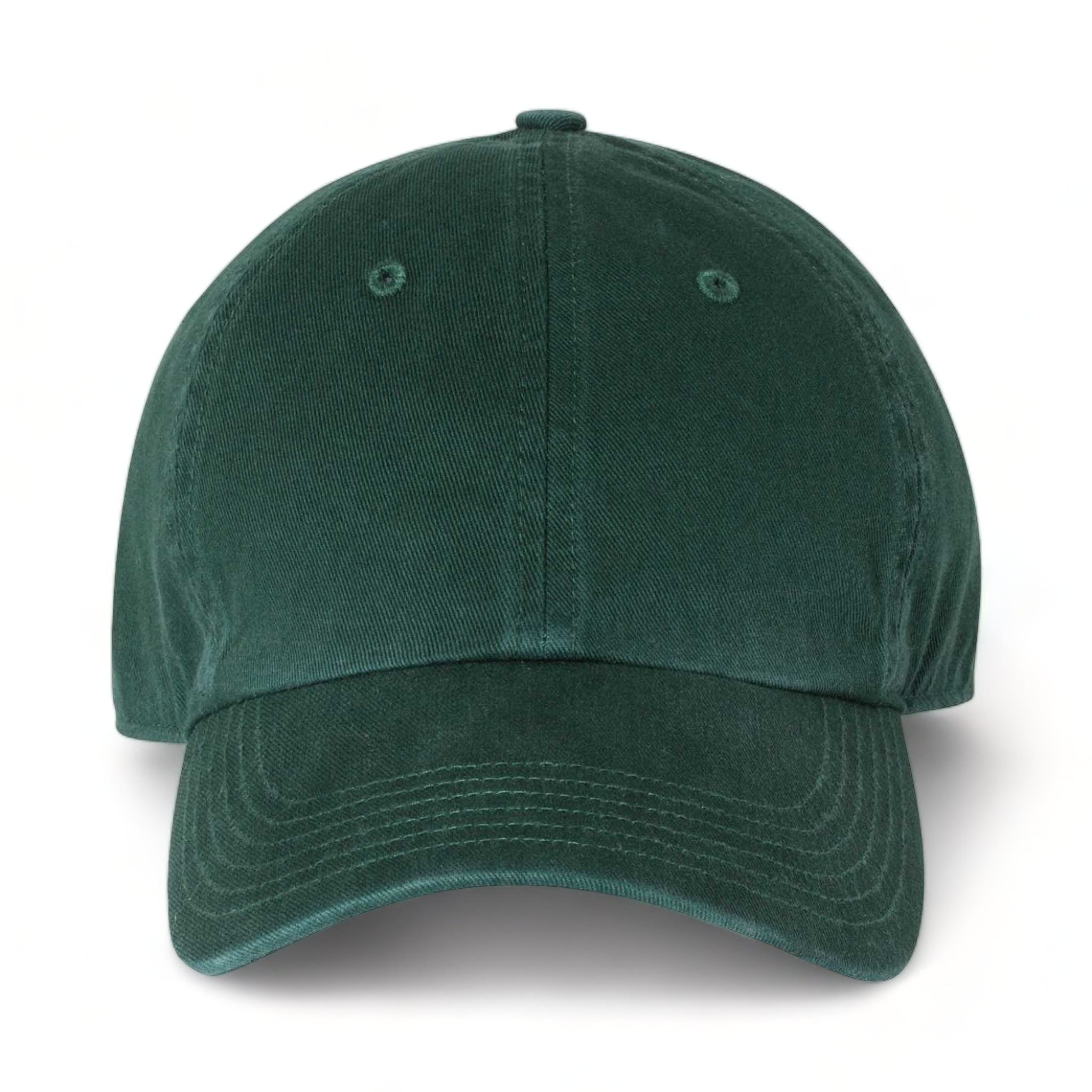 Front view of Richardson 320 custom hat in dark green