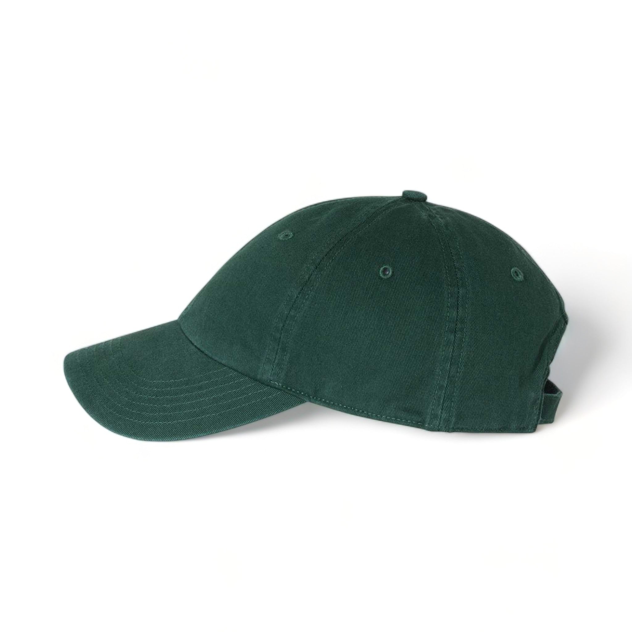 Side view of Richardson 320 custom hat in dark green