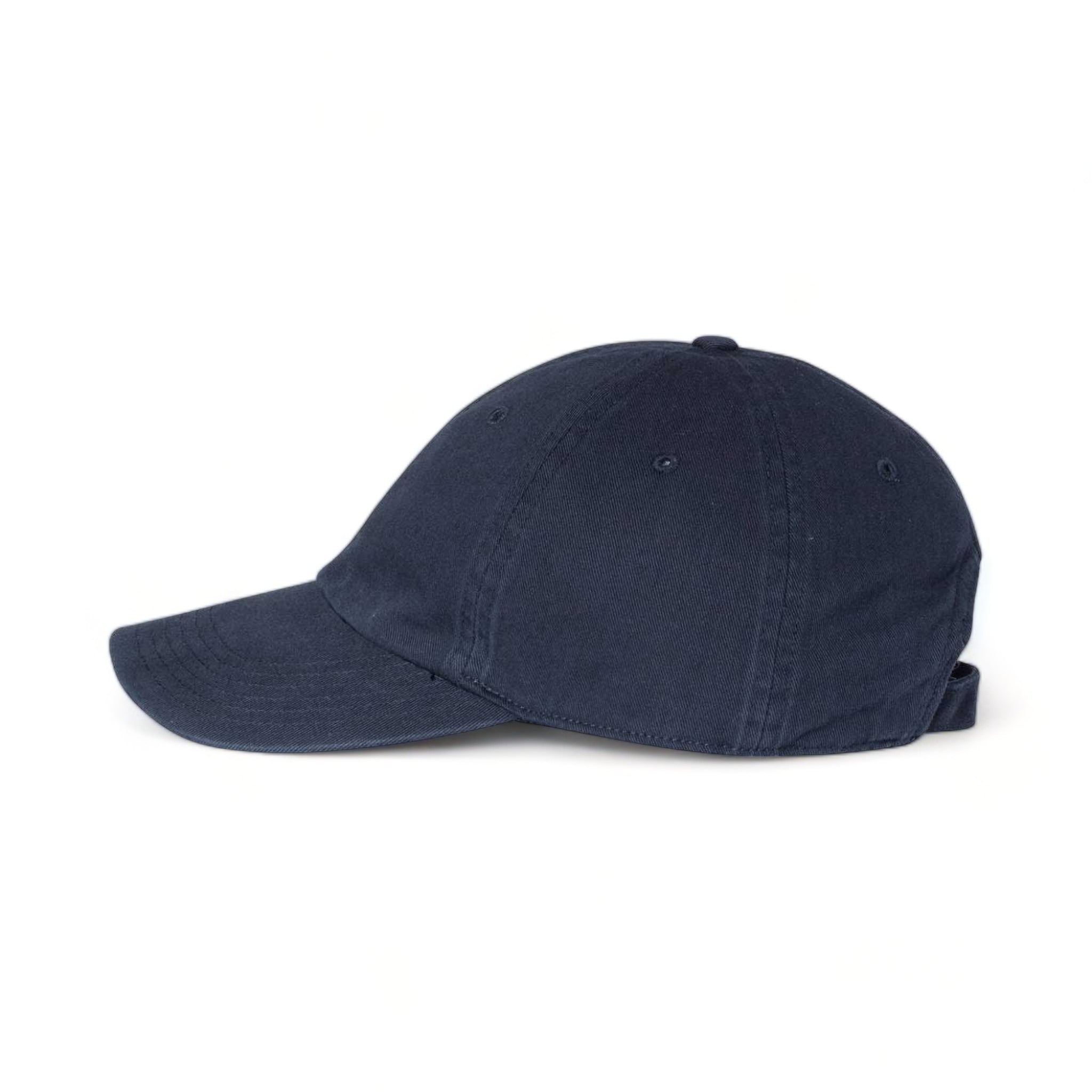 Side view of Richardson 320 custom hat in navy