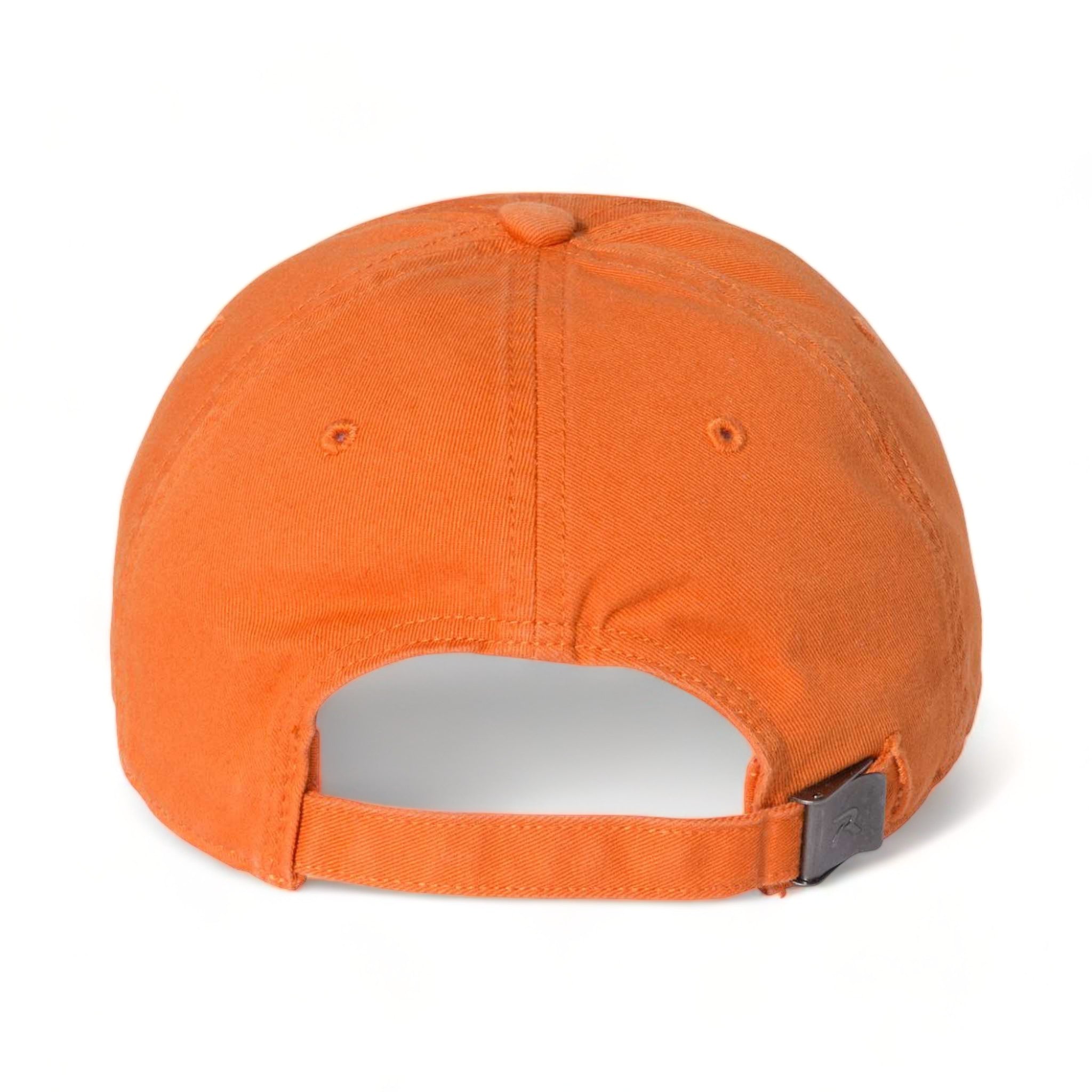 Back view of Richardson 320 custom hat in orange