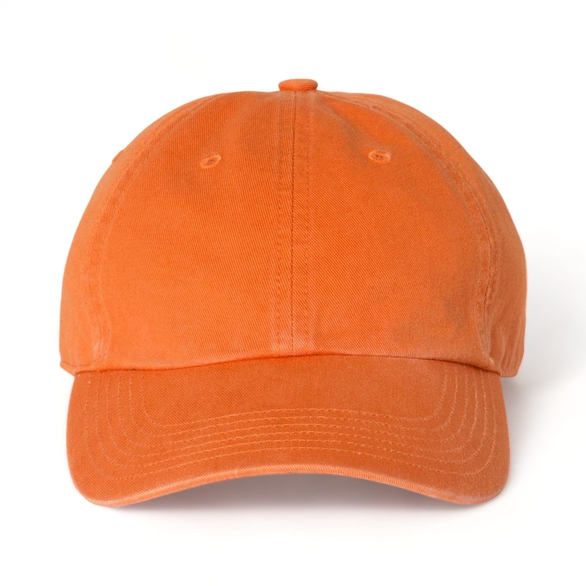 Front view of Richardson 320 custom hat in orange