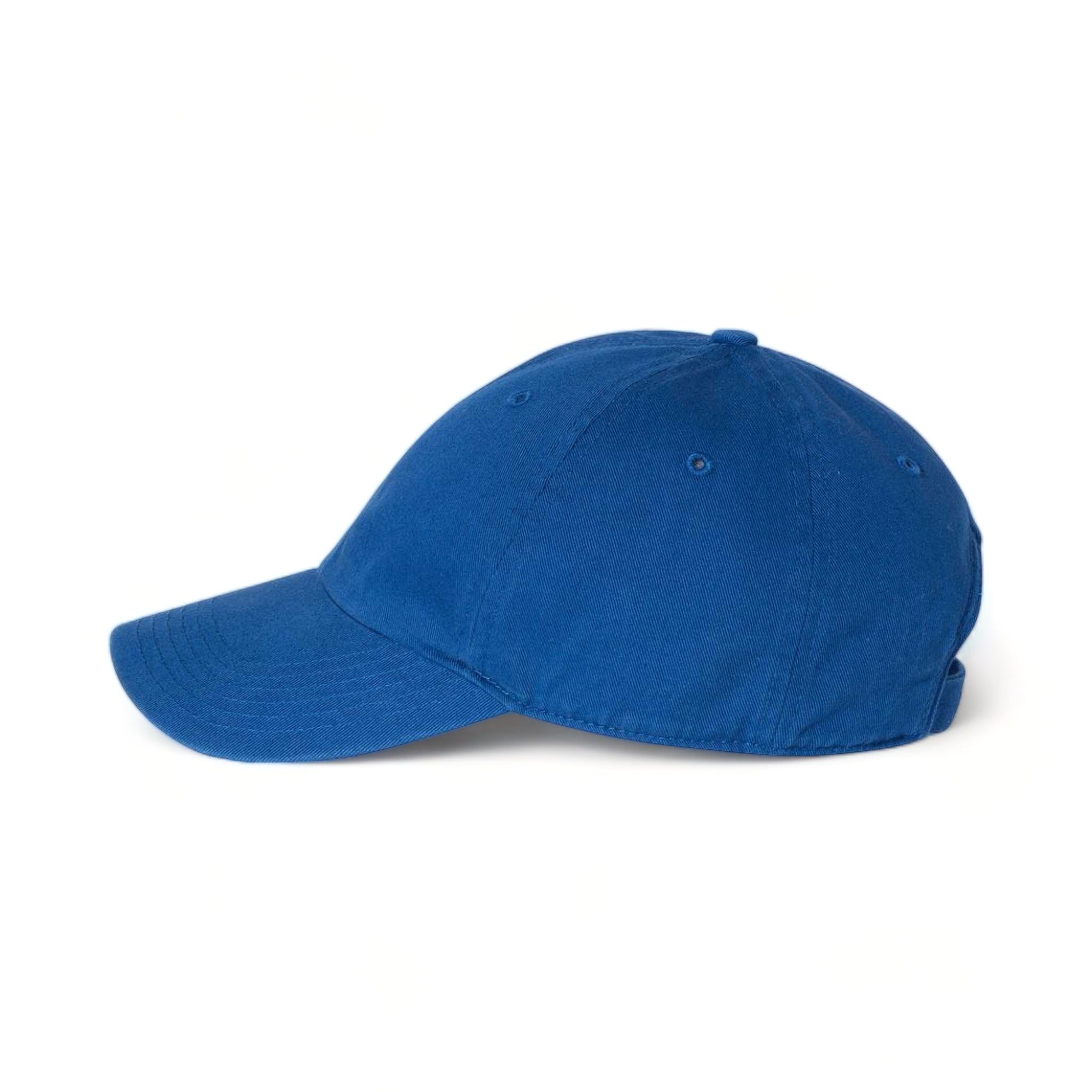 Side view of Richardson 320 custom hat in royal