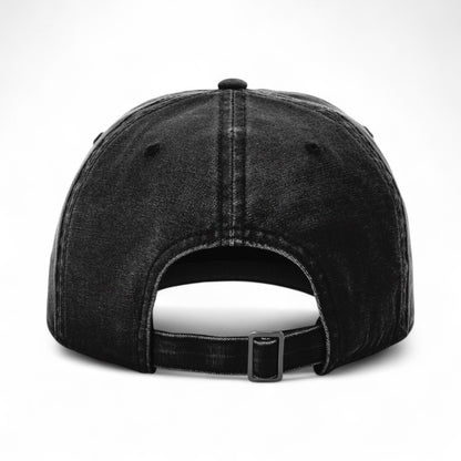 Back view of Richardson 324RE custom hat in black