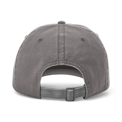 Back view of Richardson 324RE custom hat in dark grey