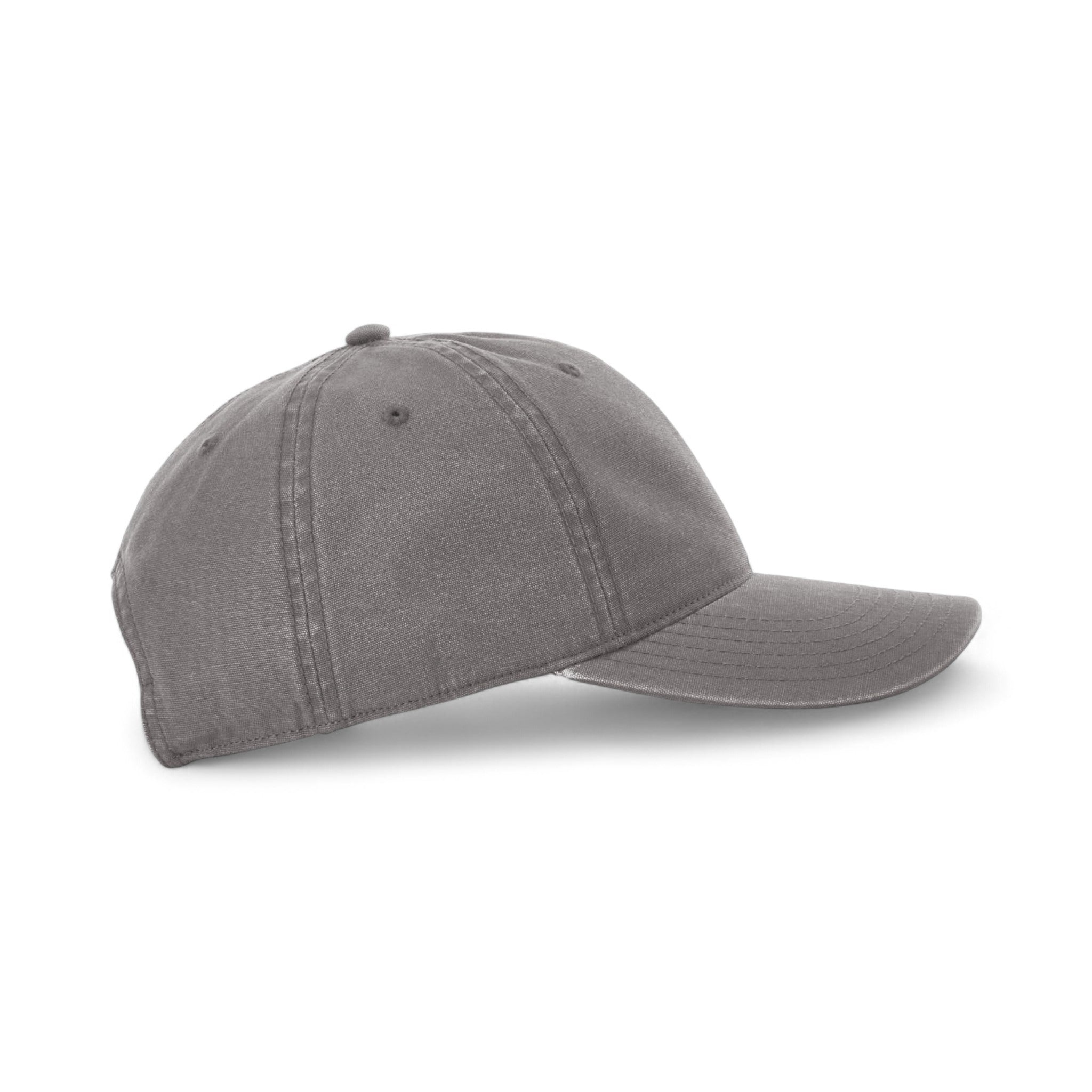 Right side view of Richardson 324RE custom hat in dark grey