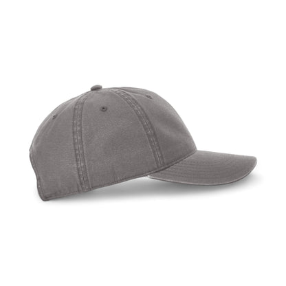 Right side view of Richardson 324RE custom hat in dark grey