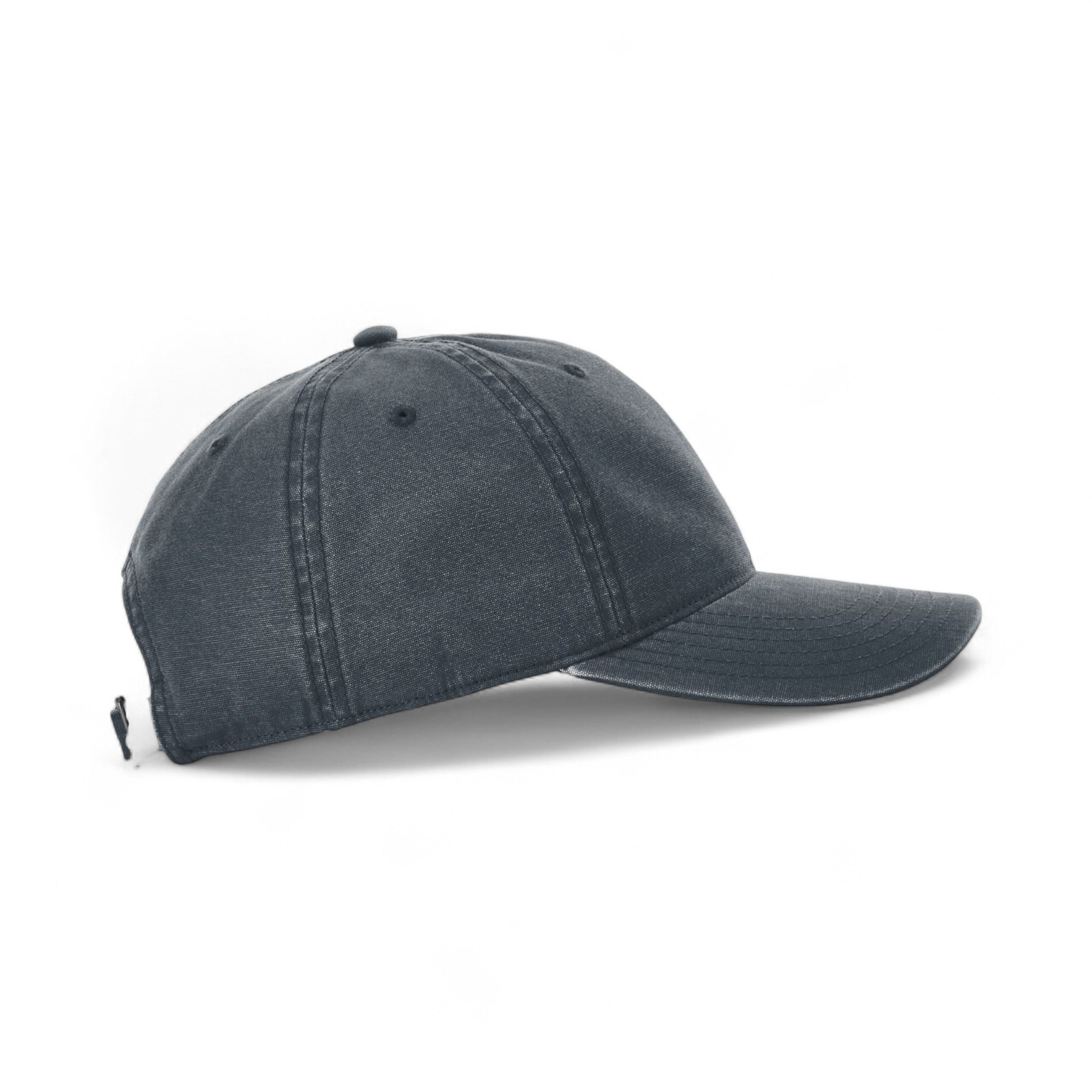 Right side view of Richardson 324RE custom hat in navy