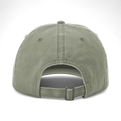 Back view of Richardson 324RE custom hat in olive green